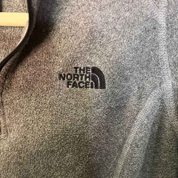 The North Face Grey Quarter Zip Pullover Women’s Small - Picture 3 of 5